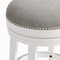 Alaterre Furniture Clara Swivel Bar Height Stool, White ANCL04FDC - alternate 2